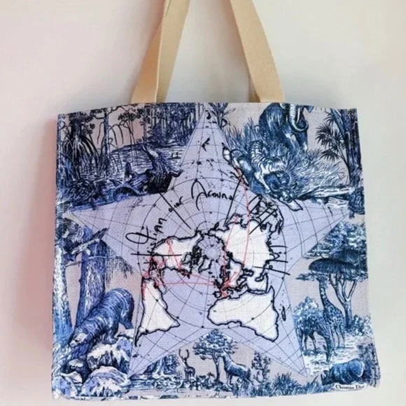 Dior Around the World Tote Bag - Picture 6 of 7